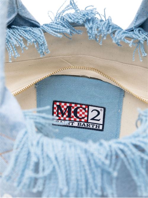 Borsa donna a spalla Vanity celeste MC2 SAINT BARTH | VANITY shoulder00426L